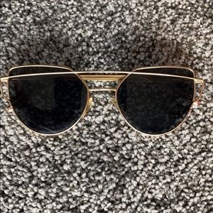 Black and gold sunglasses